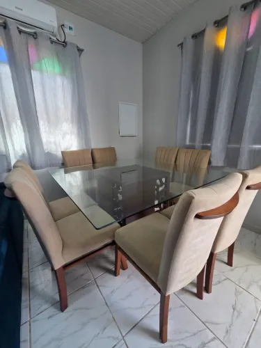 Sala de jantar alto padrão 8 cadeiras