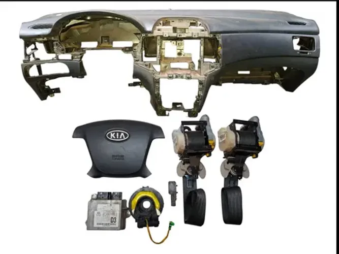 Kit Airbag Kia Magentis 2.0 2010 completo Preto
