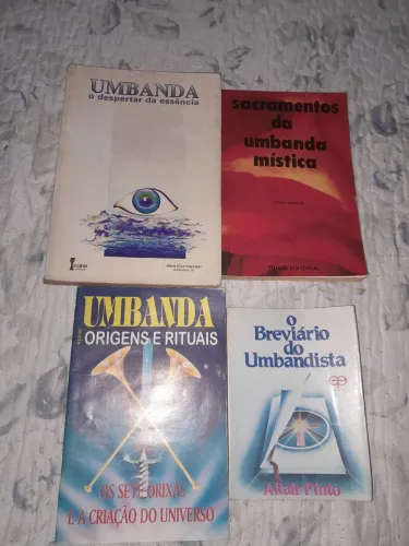 3 livros e 1 revista sobre Umbanda