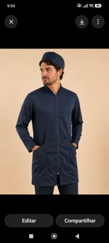 Jaleco masculino 