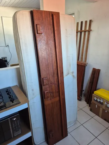 Cama de Madeira Maciça + Colchão Nipponflex