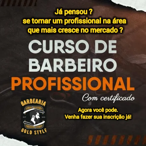 Curso e formação de barbeiro profissional