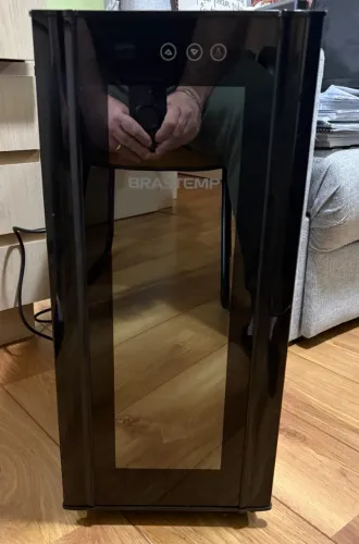 ADEGA VINHOS BRASTEMP 12 GARRAFAS MOD BZC12B