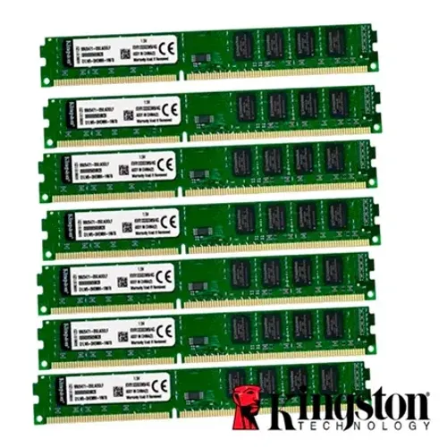 Memória RAM, DDR3, 4 GB, DIMM e 2 GB, DIMM