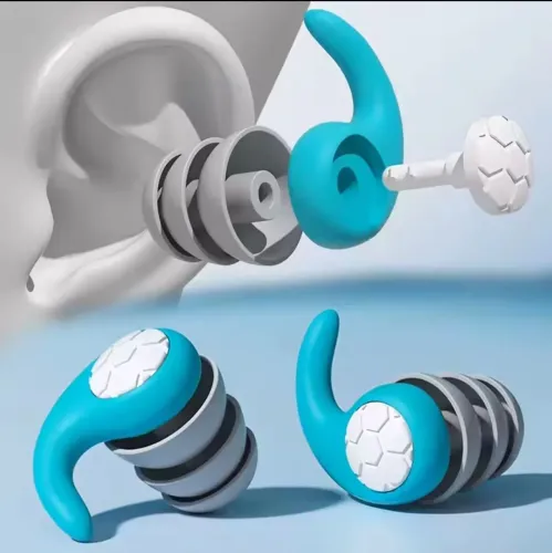Protetores auriculares de silicone