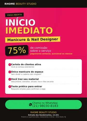Nail Designer Vaga
