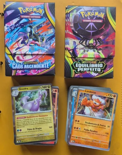Bulk 237 cartas - Pokémon TCG - (Equilíbrio Perfeito, Caos Ascendente & +)
