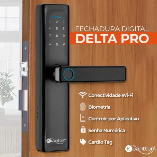 FECHADURA DIGITAL DELTA PRO KUANTTUM