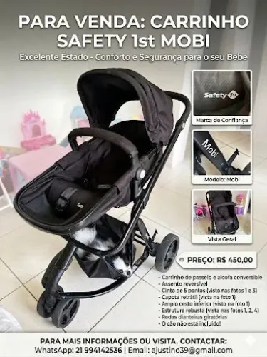 Carrinho de bebê Safety Mobi