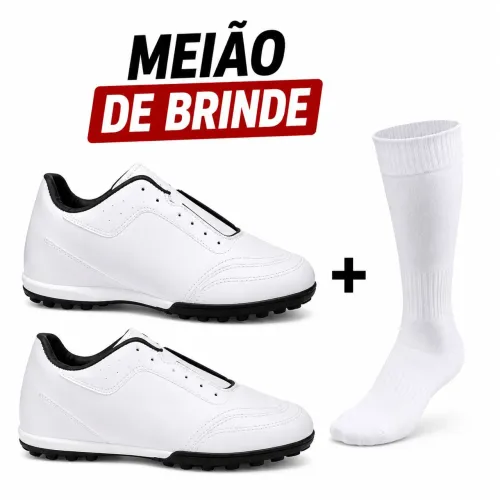 Kit 2 Pares Chuteira Society Unissex (Meião de Brinde)