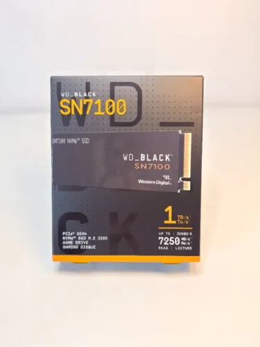 NVME 1TB WD BLACK SN7100 M.2 2280 Gen4 UR0364 WDS100T4X0E Gravação 7.250Mb/s