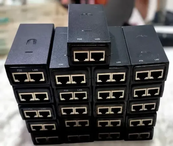 Kit 10un fonte poe ubiquiti 24v