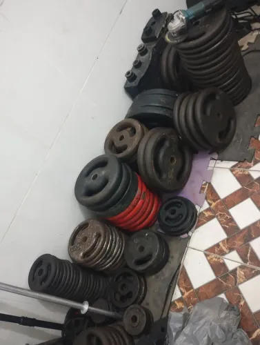 Anilhas vazadas musculação (entrego) 9.50$ por kilo
