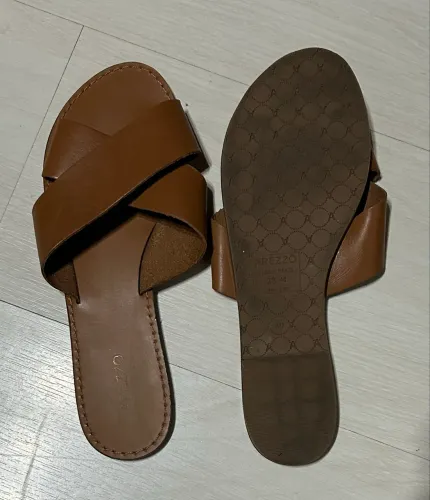 Chinelo couro arrezo num 38 em santa cruz do sul