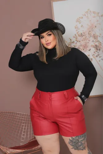 Blusa de Frio Flanelada Plus Size
