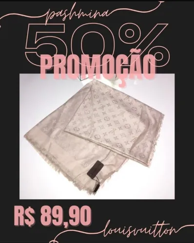 ECHARPE / PASHMINA - PROMOÇÃO ESPECIAL!
