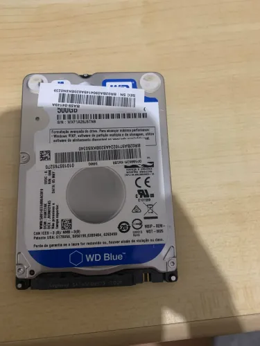 Hd sata 500gb notebook WD blue - ótimo 