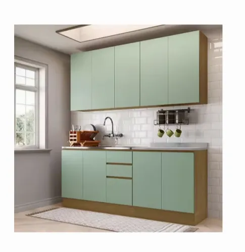 Cozinha Compacta 4 Peças Com Tampo 200cm Slim