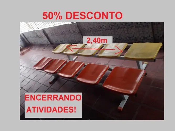 Banco c/ 5 Lugares 50% Desc. À Vista!