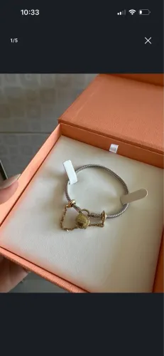 Pulseira life cadeado em prata 925 com Banho de Ouro amarelo 18k