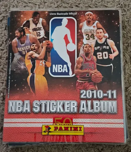 NBA Sticker Álbum 2010/11 completo colado
