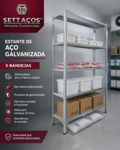 PRATELEIRAS DE AÇO / DIRETO DA FÁBRICA