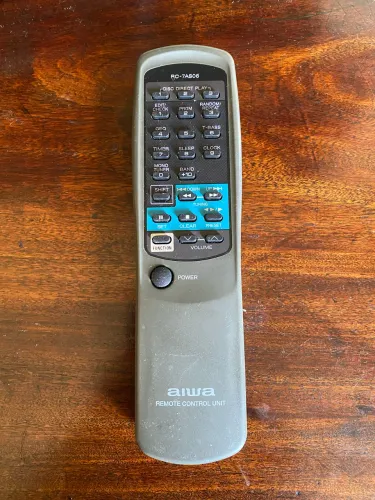 Controle remoto aiwa RC 7AS06 