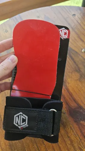 Hand Grip Crossfit Revolution Red Nc Extreme<br>Luva Palmar Tamanho G
