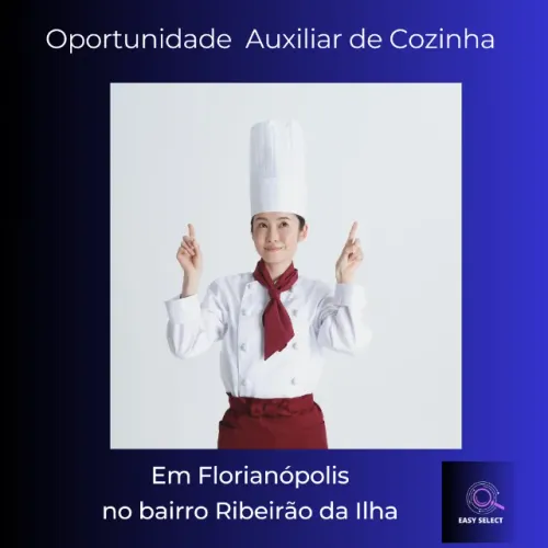 Oportunidade para Auxiliar de Cozinha
