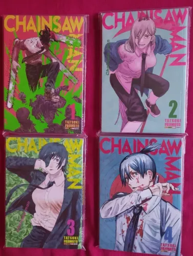 Mangá Chainsaw Man vol - 1 ao 4