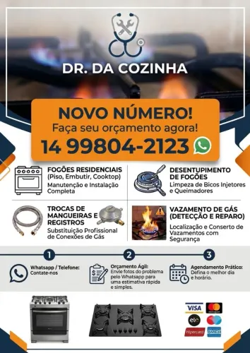 Assistência técnica Fogão a gás