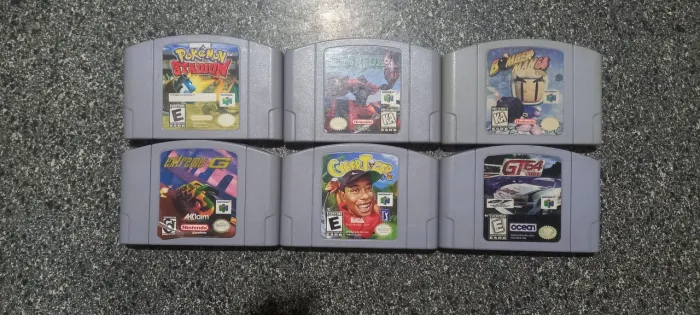 Lote fitas 100% originais Nintendo 64