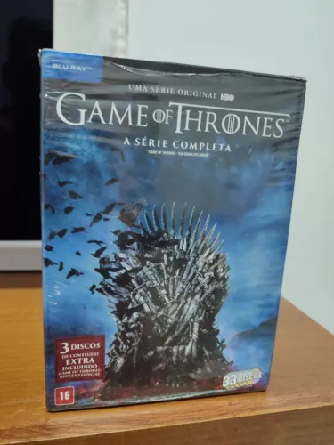 Box Blu-ray Game of Thrones - A Série Completa (33 Discos) - Original e Perfeito Estado