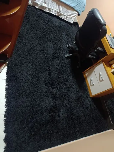 Tapete grande preto