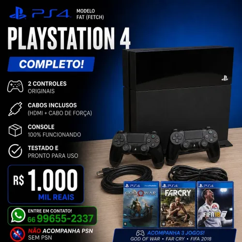Vendo PS4 FAT