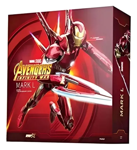 FIGURE ACTION IRON MAN HOMEM DE FERRO MARK 50 ZD TOYS ARTICULADO COM ACESSÓRIOS 