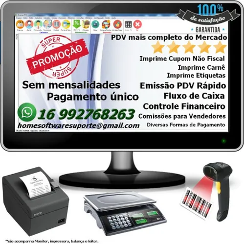 Sistema PDV, Sistema para Supermercado, Lojas, Frente de Caixa - São Gonçalo