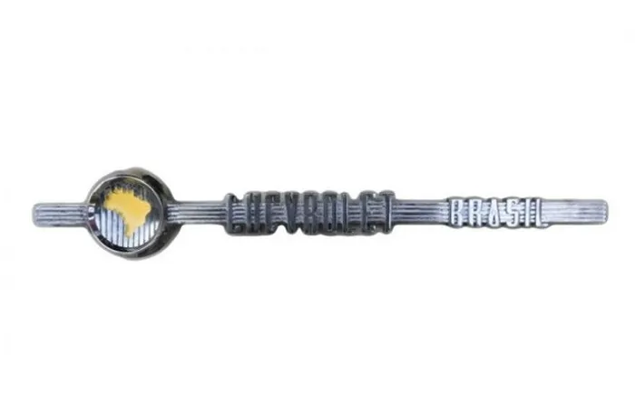 Emblema Lateral Paralama Chevrolet Brasil 1958 3100 6500 Original Usado