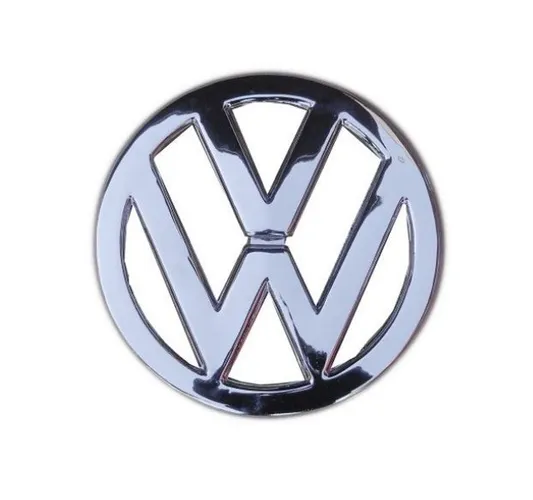 Emblema VW Frontal Frente Kombi Corujinha até 75 Cromado Usado