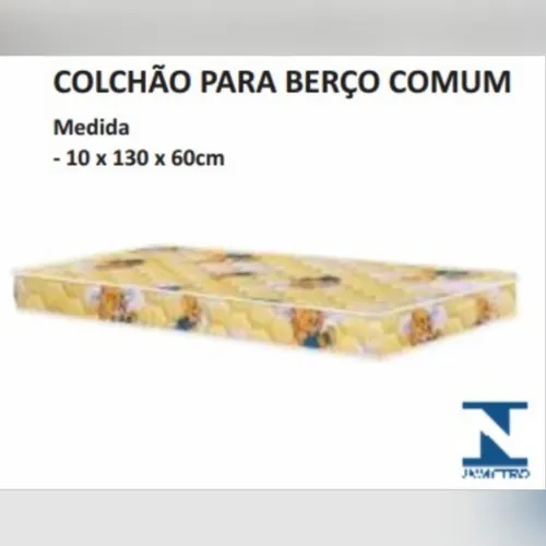 Promoção Colchão Berço Comum  130x60x10cm **novo embalado **