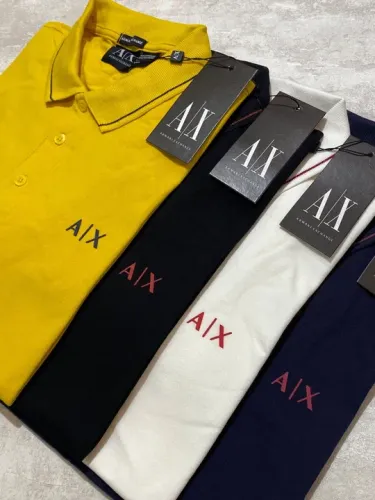 Camisa Polo Armani Exchange Logo Alto Relevo