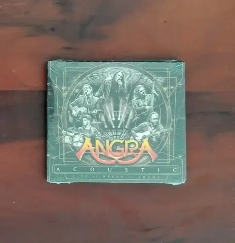 Box CD duplo lacrado Angra - Acoustic Live at Opera de Arame 2024