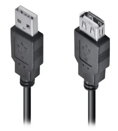 Cabo Extensor Extensão 1.8 Metros Usb 2.0 Macho x Fêmea 1.8 Mt