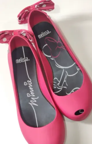 melissa ultragirl minnie rosa pink tamanho 35