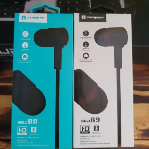 Fone de ouvido com fio 