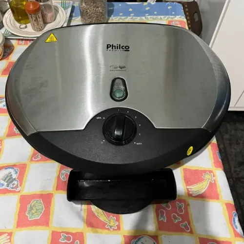 Grill e Sanduicheira Philco Jumbo Steel 1500W