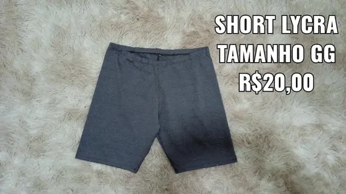Shorts super confortável tamanho GG esperando por vc adquira já o seu 