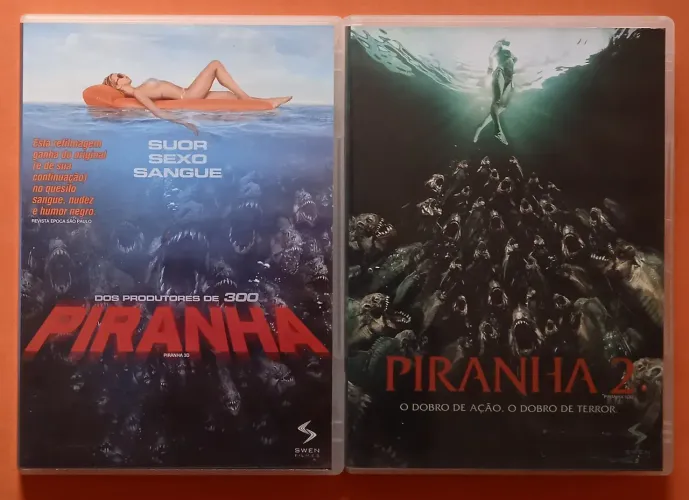 Dvd Piranha 1 e 2