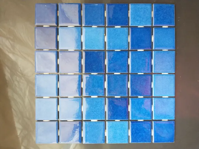 Pastilhas de porcelana JATOBÁ 5x5cm Azul VISCAIA 