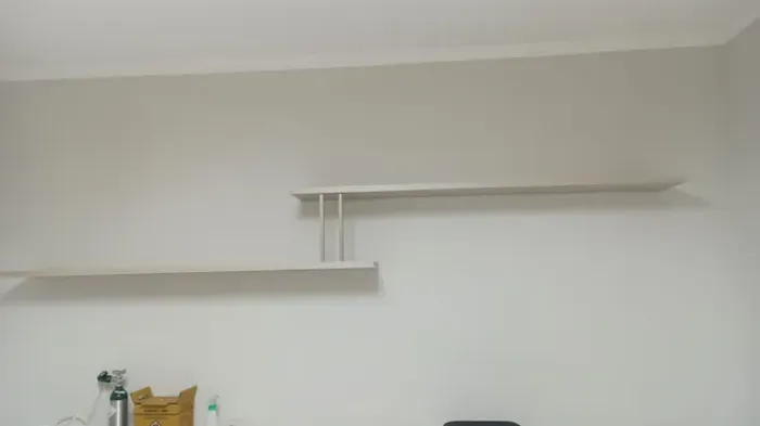 Prateleira Dupla de Pinos 